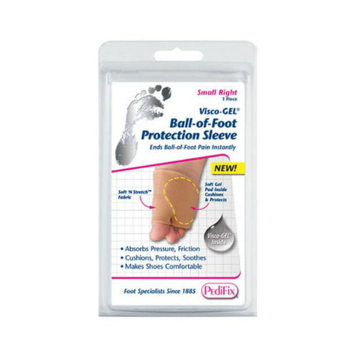 PediFix Visco-GEL Ball-of-Foot Protection Sleeve, Large, Left