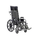 Drive Medical Sentra Reclining Wheelchair featuring 22-Inch Seat, 180° Recline, Adjustable Legrests. Moovkart.