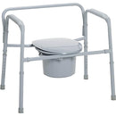 Zenith Medical Supplies Bariatric Folding Commode with 650 pound Capacity