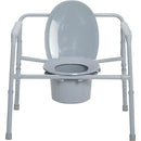 Zenith Medical Supplies Bariatric Folding Commode with 650 pound Capacity
