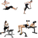 Murtisol Flat Bench Model 1212 designed for home gym workouts, Moovkart