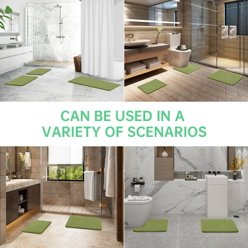 Small Memory Foam Non Slip Bathroom Mat 0.7 Inch
