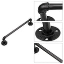 16 Inch Basics Classic Towel Bar Rack Industrial Iron Pipe
