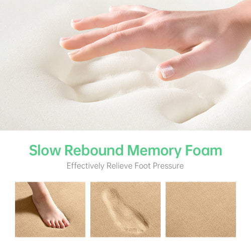 Small Memory Foam Non Slip Bathroom Mat 0.7 Inch