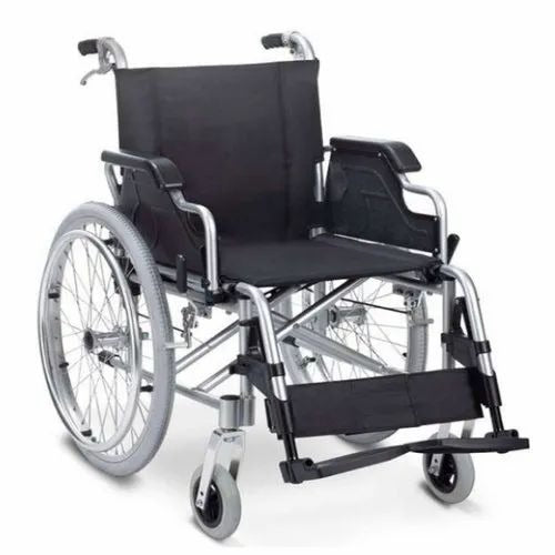 24 inch Folding Foldable Backrest Transport Wheelchair