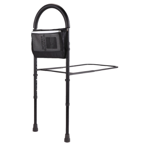 Medline Bed Assist bar With Storage Pocket, Height Adjustable Bed Rails