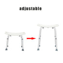 Aluminum Alloy Lift Bath Chair with 6 Files, white