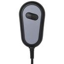 Electric Massage Recliner Anthracite Faux Leather