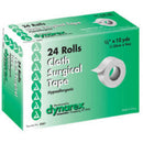 Dynarex Surgical Tape Silk Cloth 2-Inch x 10 Yards, White, Box of 6, Water-Repellent