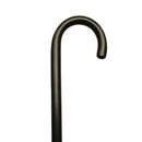 Harvy Surgical Supply Wood Cane Black Hardwood With Rubber Tip Support, Moovkart