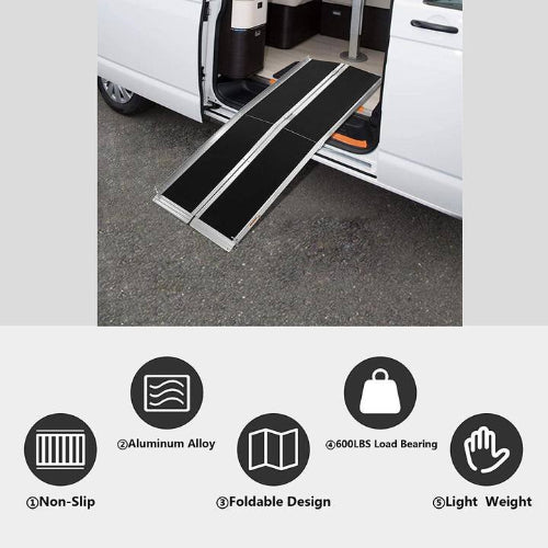 6 inch Aluminum Modular an Permanent Ramp Access Ramps for Home
