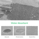 Small Memory Foam Non Slip Bathroom Mat 0.7 Inch