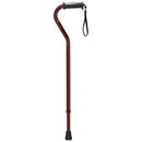 Drive Medical Offset Cane Aluminum with Gel Grip, Blue Crackle, Pack of 2