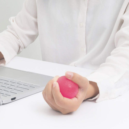 Close-up of Homecare Egg Gripper Therapy Balls showcasing soft, durable TPR material for effective grip strength training, Moovkar