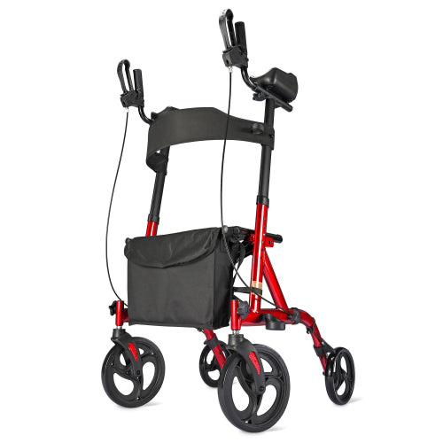 Upright-rollator-walker