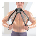 Chest Expander with 10 high-strength springs for home workouts and rehab, Moovkart