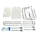 Inq Mobility Medical Heavy-Duty Aluminum Alloy Bath Chair with Back Support, White