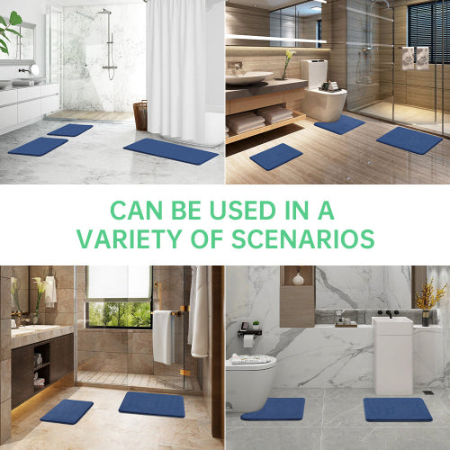 Small Memory Foam Non Slip Bathroom Mat 0.7 Inch