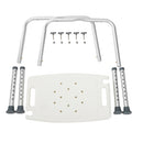 Aluminum Alloy Lift Bath Chair with 6 Files, white