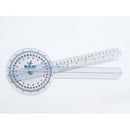 Blue Jay Range Check Plastic, 12 Inches, Goniometer 360 Degrees for Joint Mobility Assessment