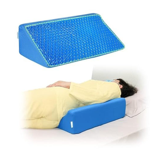 NEPPT Body Aligner with Blue Cover Pillow 6  X 24  X 9 Inches