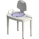 SP Ableware Sliding-Rotating Transfer Bench with swivel top for safer transfers, Moovkart.
