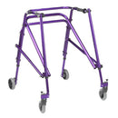 Drive Medical Nimbo Posterior Walker, Wizard Purple, Large size, designed for mobility assistance and stability without a seat. Moovkart.
