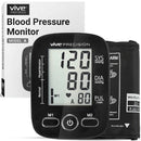 Vive Health Blood Pressure Monitor Model A, Upper Arm Cuff, LCD Display, Portable, Black