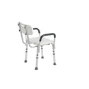 Drive Medical Adjustable Bath Bench with Back and Removable Padded Arms