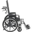 Drive Medical Viper Plus Reclining Wheelchair with Fixed Flip Desk Arms, 14 Inches
