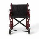 Drive Medical Bariatric Transport Wheelchair with 22-Inch Wide Seat, Red