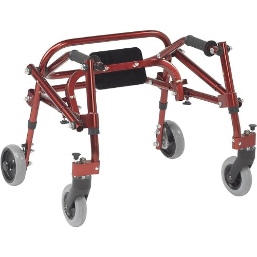 Drive Medical Nimbo Posterior Walker, Castle Red, X-Small