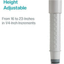 SP Ableware Sliding-Rotating Transfer Bench with Adjustable Height and 450 lb Weight Capacity