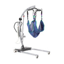 Drive Medical Gravis Floor Lift with power base, designed for patient transfers and 600 lbs weight capacity. Moovkart.