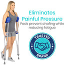 Vive Health Sheepskin Crutch Pads – Universal Fit & Comfort