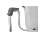 Homecare Adjustable Toilet Safety Guard Rail with Secure Support for Mobility, 2 Pack