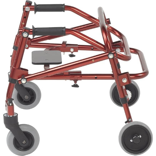 Drive Medical Walker Posterior Nimbo, Castle Red, Extra Small