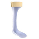 Blue Jay Semi-Solid Ankle Foot Orthosis Drop Foot Brace for Dorsiflexion and Support, Left