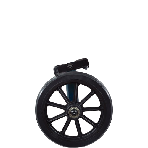 ProBasics Aluminum 4-Wheel Rollator Walker with Loop Brake, Blue, 6 Inches