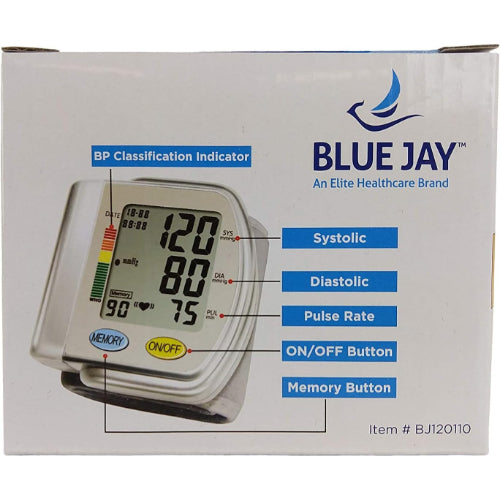 Blue Jay Digital Wrist Blood Pressure Unit