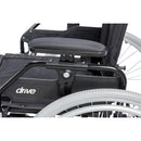 Drive Medical Lynx K5 Wheelchair, 16 Inches, Ultra Lightweight with Swing-Away Leg Rests, Black