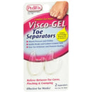 Pedifix Visco-Gel Toe Separators for Toe Alignment and Pressure Relief - Durable, Reusable Gel for Bunion and Corn Relief - Moovkart