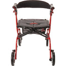 Drive Medical Nitro Rollator Euro-style walker with 10-inch front casters. Moovkart