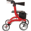 Drive Medical Foldable lightweight Drive Nitro Rollator with adjustable handles. Moovkart