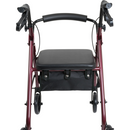 ProBasics Junior Rollator with 6 Inch Wheels, Burgundy padded seat and ergonomic hand brakes. Moovkart