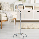 Graham-Field Lumex Silver Quad Cane, Low Profile, Adjustable with ergonomic design and 4-point stability. Moovkart