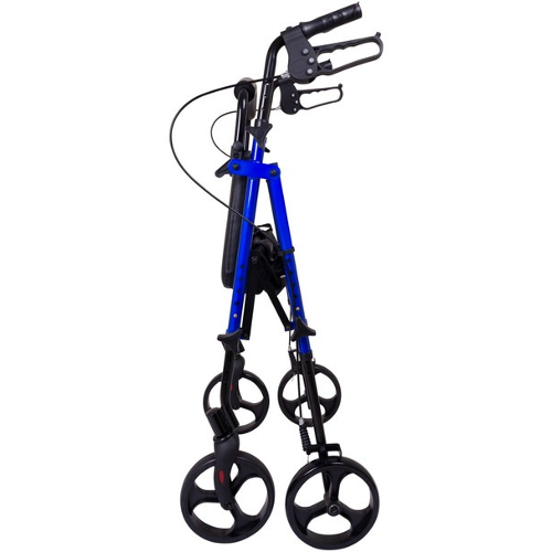 ProBasics Deluxe Height Adjustable Aluminum Rollator, Blue