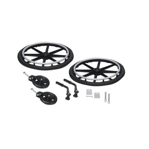 Drive Medical Super Hemi Kit lowers wheelchair seat height to 15.5 inches for enhanced comfort and mobility, perfect for easier transfers, Moovkart.