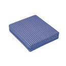Hermell Wheelchair Foam Cushion with Plaid Cover, Provides Non-Slip Support and Enhanced Comfort for Prolonged Sitting. Moovkart