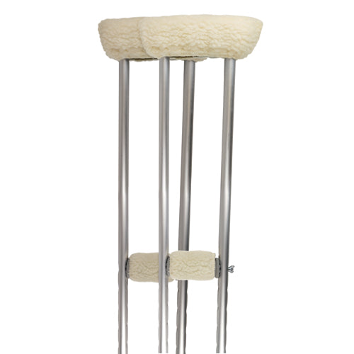 Soft & Plush Comfort Crutch Fleece Covers Set